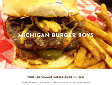 Tablet Screenshot of michiganburgerboys.com